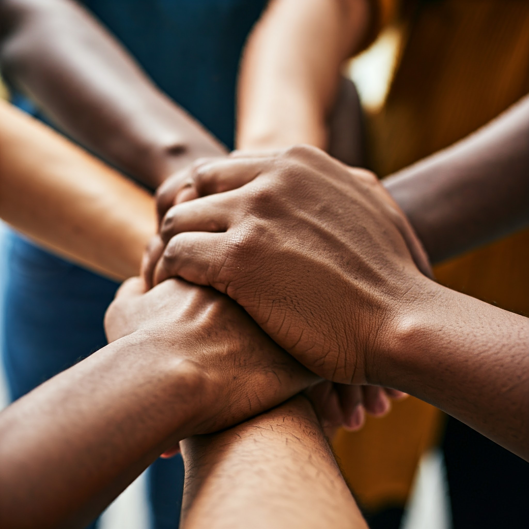 Diverse community members collaborating in a health workshop